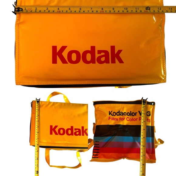 Vintage 80s KODAK Kodacolor VR-G Film Promo Cooler Bag Retro Advertising Vinyl - Picture 16 of 16